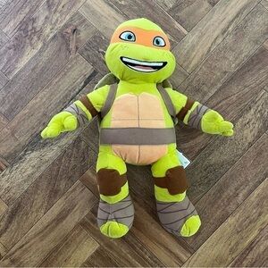 Build a Bear Michaelangelo Ninja Turtles Stuffed Animal Plush